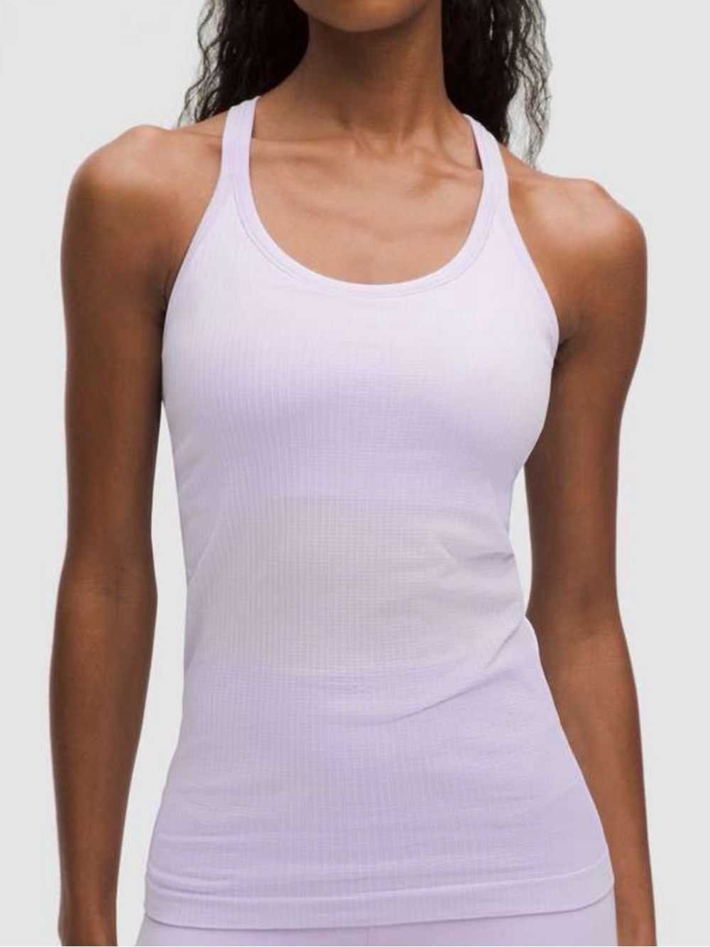 Lululemon Lavender Frost Ebb to Street Tank Top